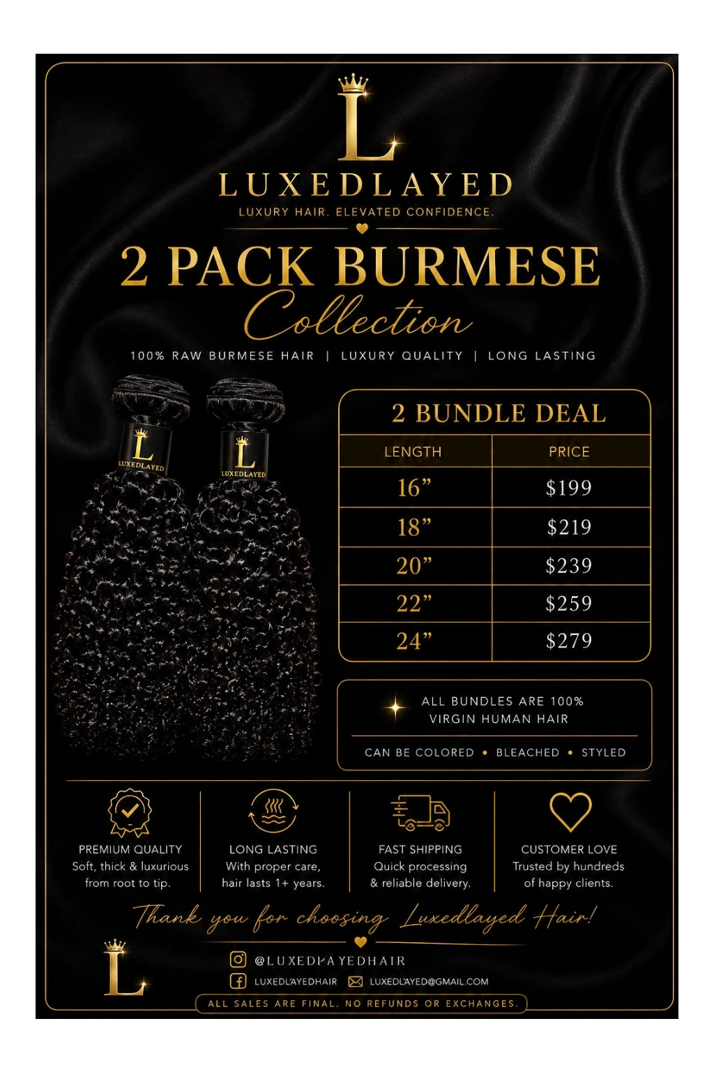 2-Pack Burmese Raw Collection
